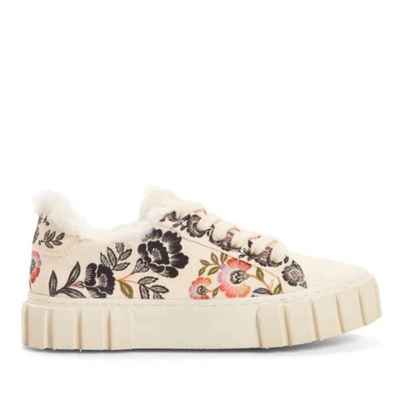 NWT Farm Rio Romantic Garden Platform Sneakers - Picture 1 of 4